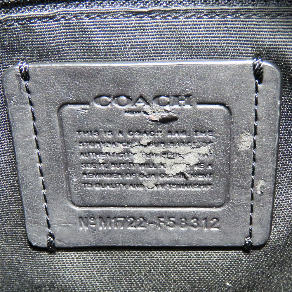 COACH Handbag F58312 leather Brown Women Used Authentic