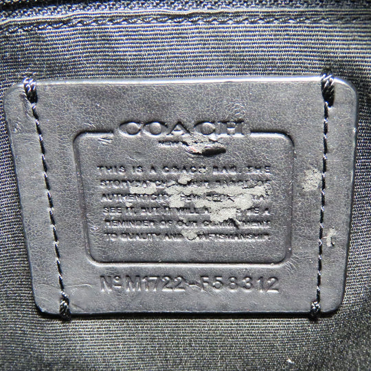 COACH Handbag F58312 leather Brown Women Used Authentic