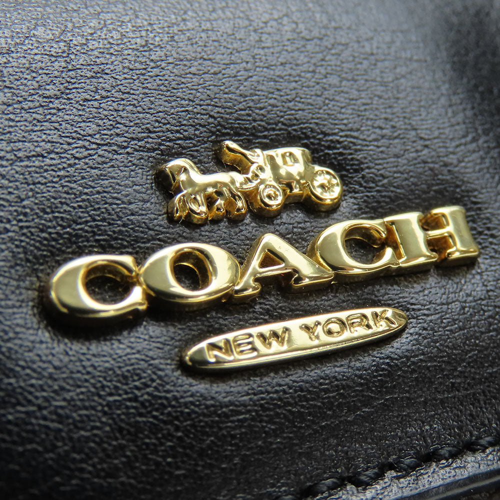 COACH Handbag F58312 leather Brown Women Used Authentic