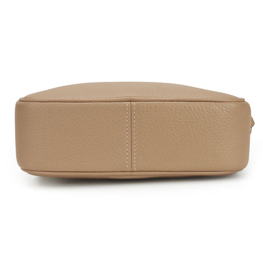 COACH Shoulder Bag CQ875 leather beige Mini Jamie Women Used Authentic