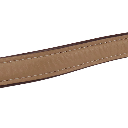 COACH Shoulder Bag CQ875 leather beige Mini Jamie Women Used Authentic