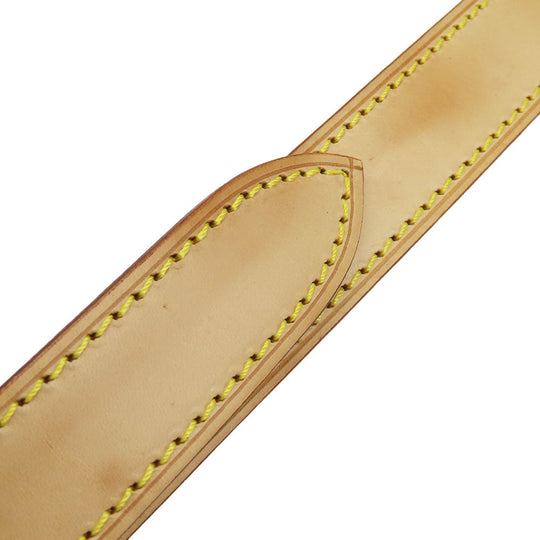 LOUIS VUITTON Shoulder strap Nume leather beige Women Used Authentic