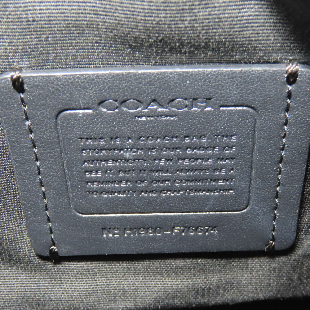 COACH Shoulder Bag F76674 PVC, Leather Brown Women Used Authentic