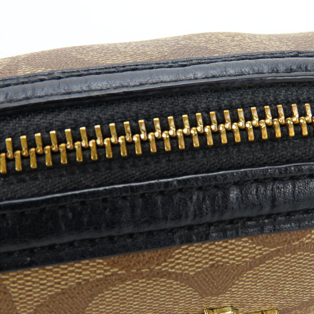 COACH Shoulder Bag F76674 PVC, Leather Brown Women Used Authentic