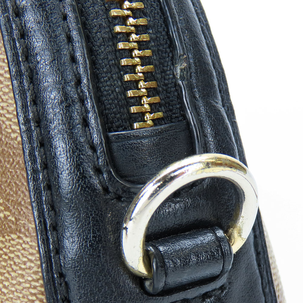 COACH Shoulder Bag F76674 PVC, Leather Brown Women Used Authentic