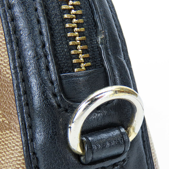 COACH Shoulder Bag F76674 PVC, Leather Brown Women Used Authentic