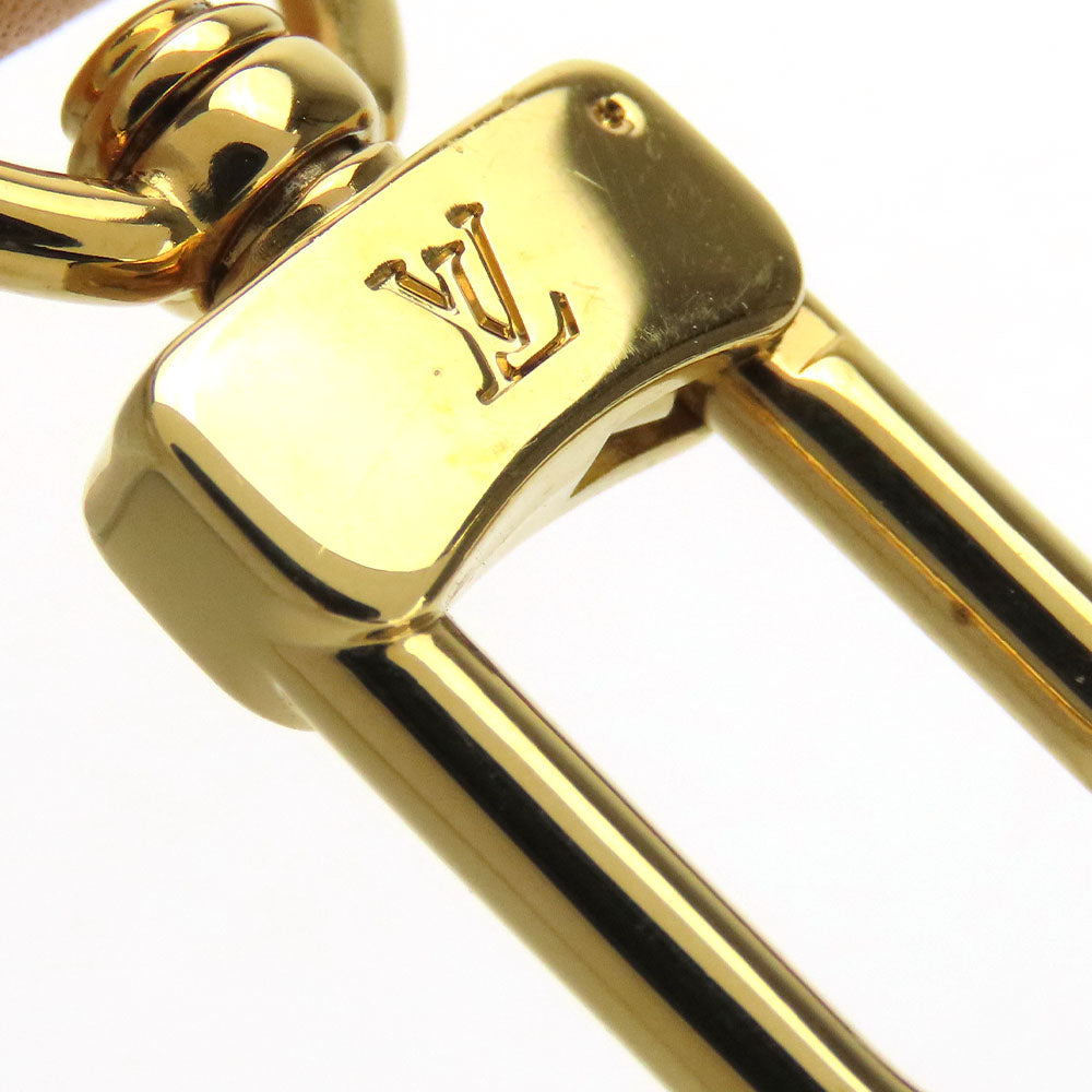 LOUIS VUITTON Shoulder strap Nume leather beige Women Used Authentic