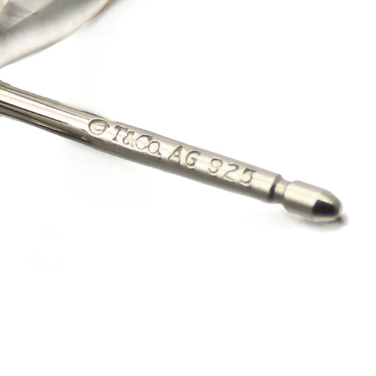 TIFFANY&Co. Pierce Silver925 Silver Bow ribbon Women Used Authentic