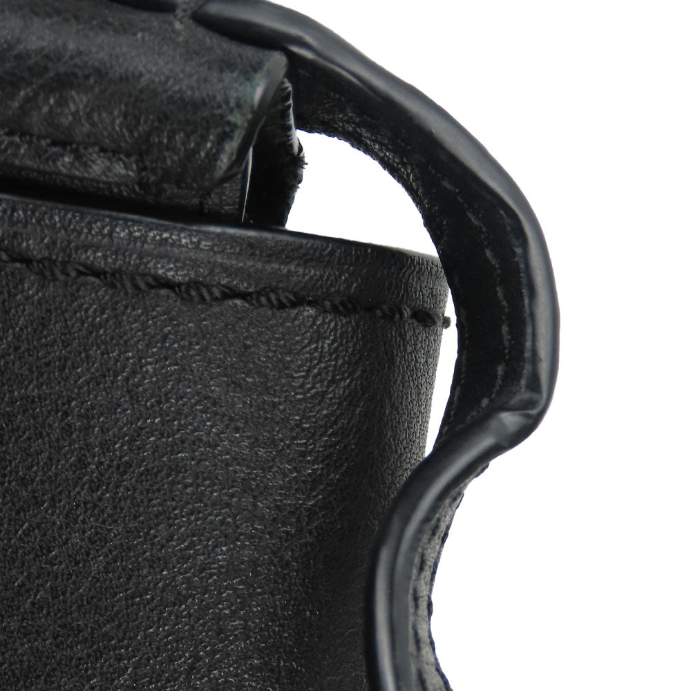 COACH Shoulder Bag F59723 leather black Women Used Authentic