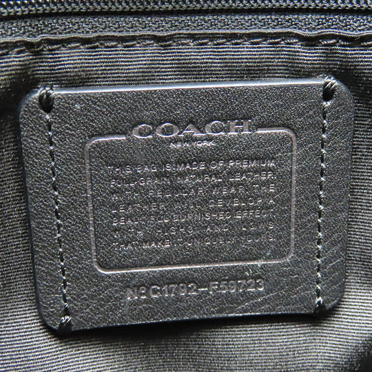 COACH Shoulder Bag F59723 leather black Women Used Authentic
