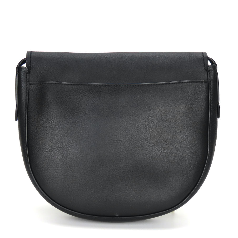 COACH Shoulder Bag F59723 leather black Women Used Authentic