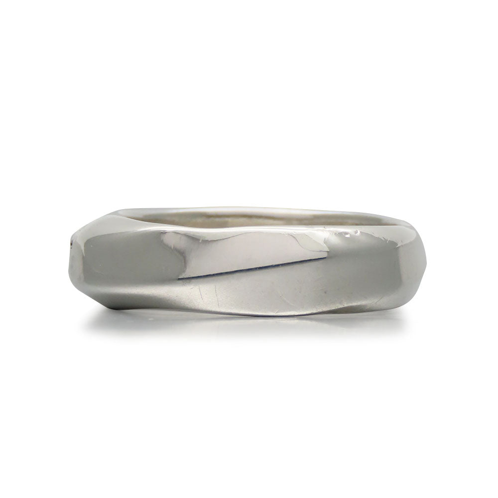TIFFANY&Co. Ring Silver925 Silver Knife edge Women Used Authentic