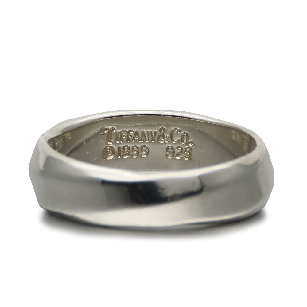 TIFFANY&Co. Ring Silver925 Silver Knife edge Women Used Authentic