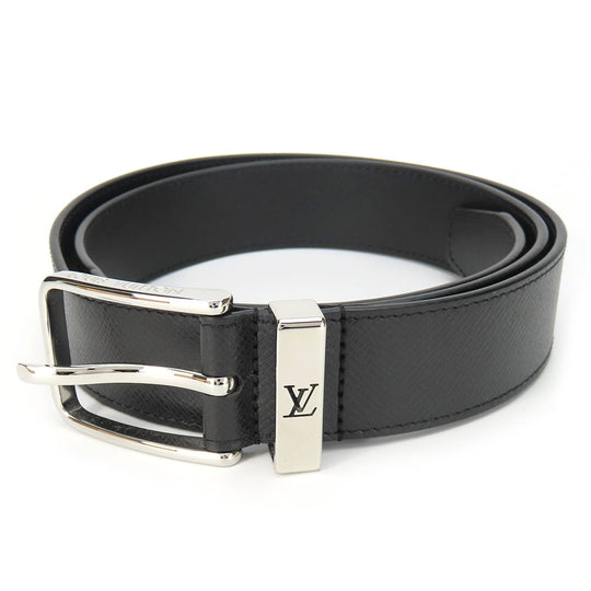 LOUIS VUITTON belt M8201 Taiga Noir Belt Pont Neuf 35MM