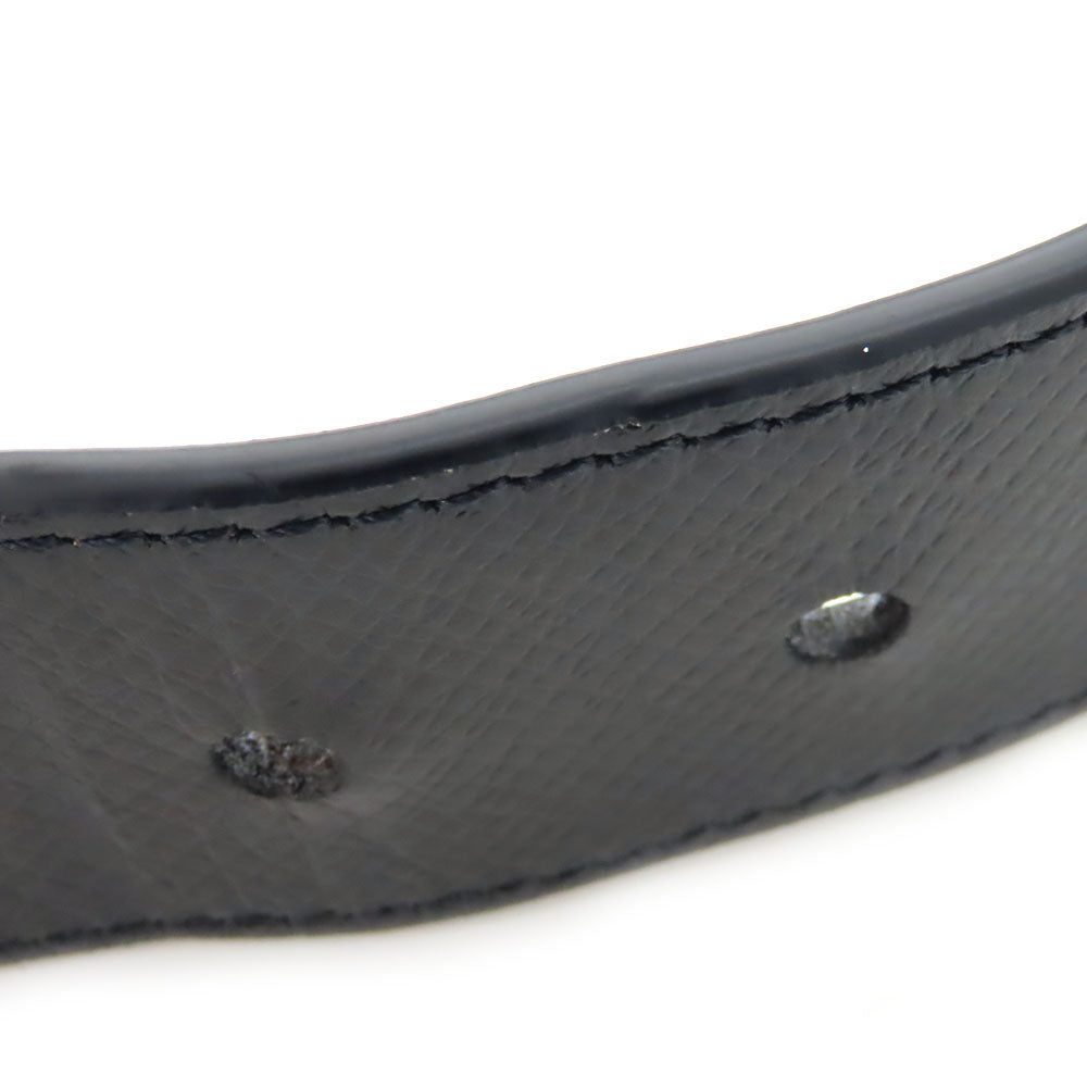 LOUIS VUITTON belt M8201 Taiga Noir Belt Pont Neuf 35MM