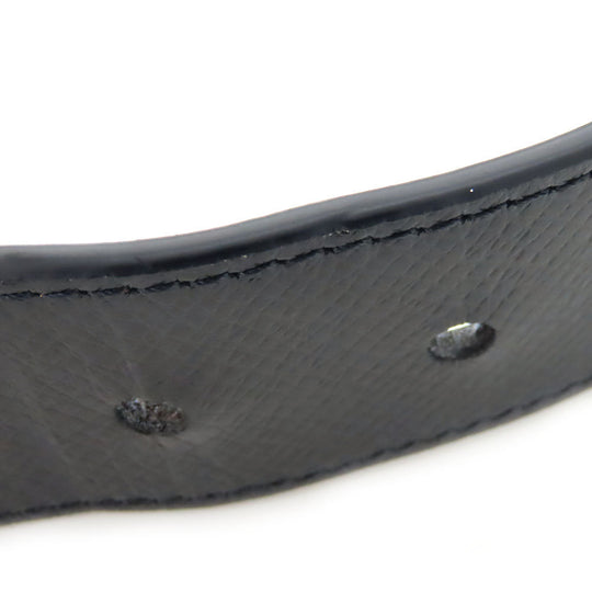 LOUIS VUITTON belt M8201 Taiga Noir Belt Pont Neuf 35MM