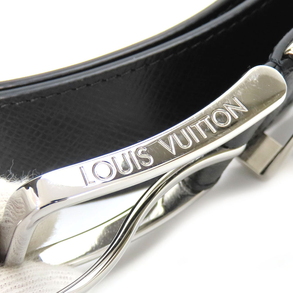 LOUIS VUITTON belt M8201 Taiga Noir Belt Pont Neuf 35MM