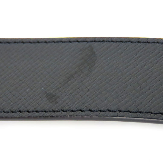LOUIS VUITTON belt M8201 Taiga Noir Belt Pont Neuf 35MM