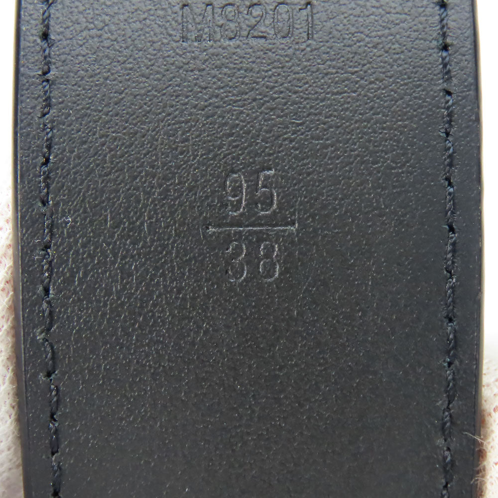 LOUIS VUITTON belt M8201 Taiga Noir Belt Pont Neuf 35MM