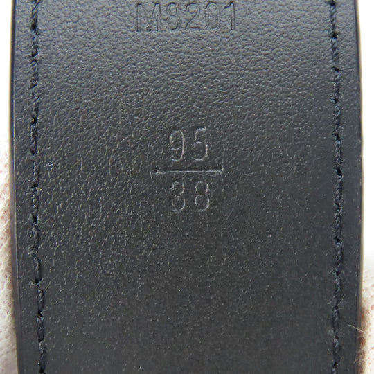 LOUIS VUITTON belt M8201 Taiga Noir Belt Pont Neuf 35MM