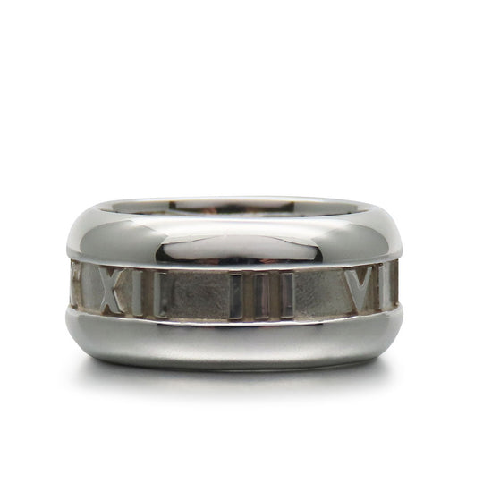 TIFFANY&Co. Ring Silver925 Silver Atlas Women Used Authentic