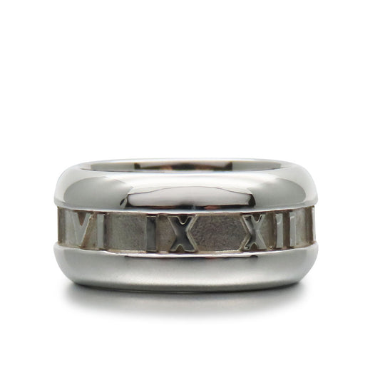 TIFFANY&Co. Ring Silver925 Silver Atlas Women Used Authentic