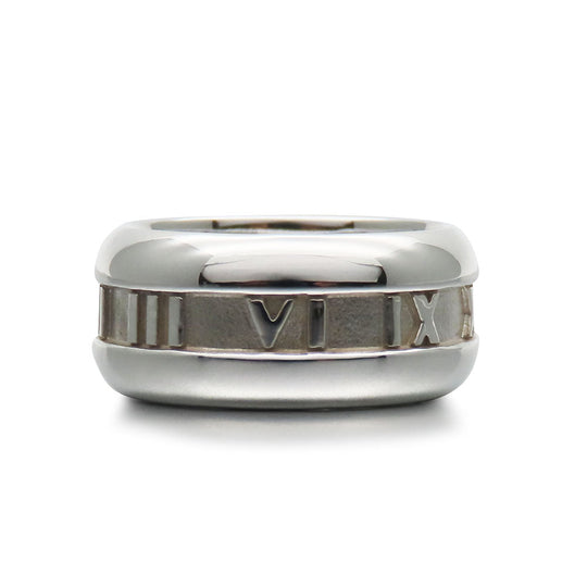 TIFFANY&Co. Ring Silver925 Silver Atlas Women Used Authentic