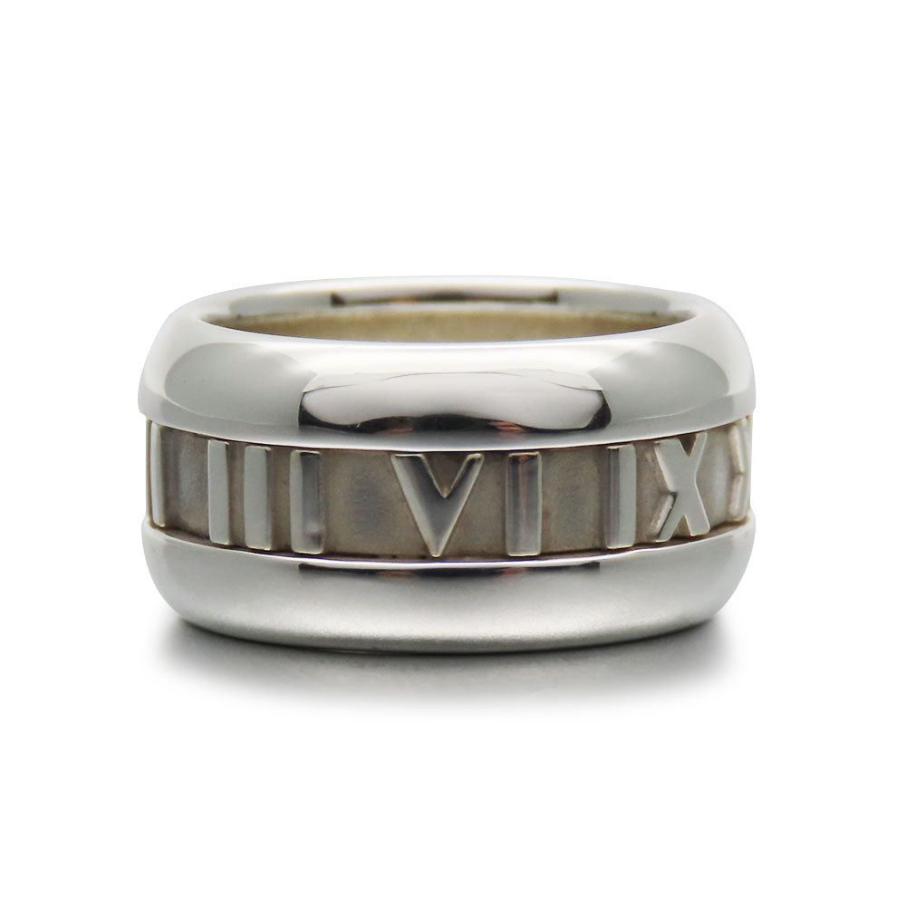 TIFFANY&Co. Ring Silver925 Silver Atlas Women Used Authentic