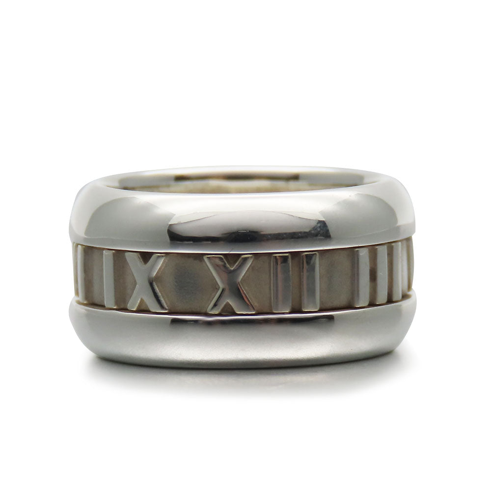 TIFFANY&Co. Ring Silver925 Silver Atlas Women Used Authentic