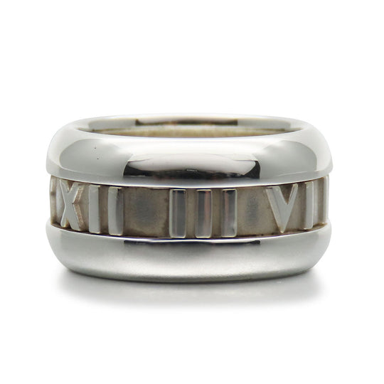 TIFFANY&Co. Ring Silver925 Silver Atlas Women Used Authentic