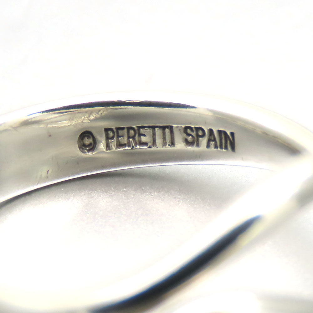 TIFFANY&Co. Ring Silver925 Silver Open wave Women Used Authentic