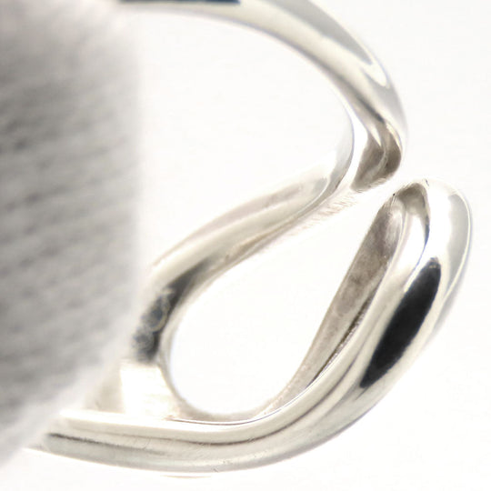TIFFANY&Co. Ring Silver925 Silver Open wave Women Used Authentic