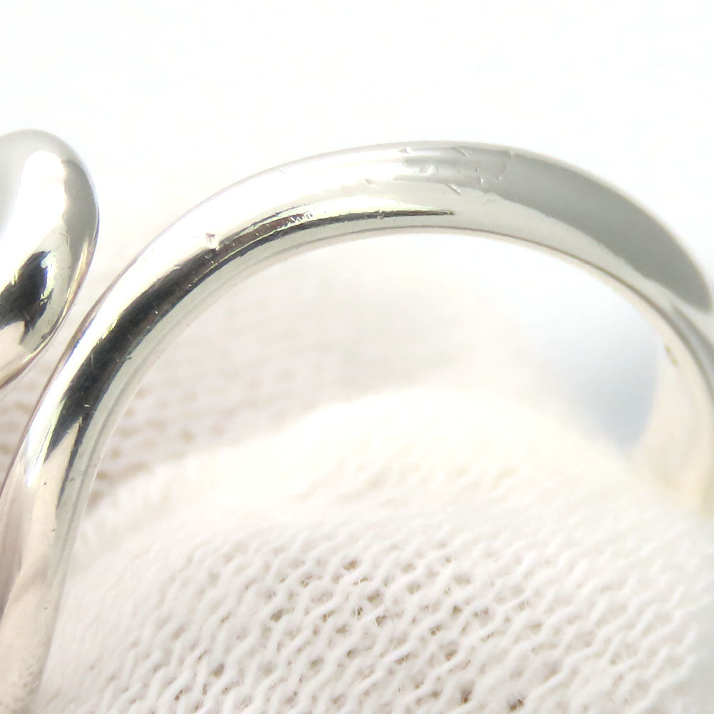TIFFANY&Co. Ring Silver925 Silver Open wave Women Used Authentic