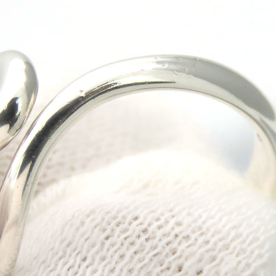 TIFFANY&Co. Ring Silver925 Silver Open wave Women Used Authentic