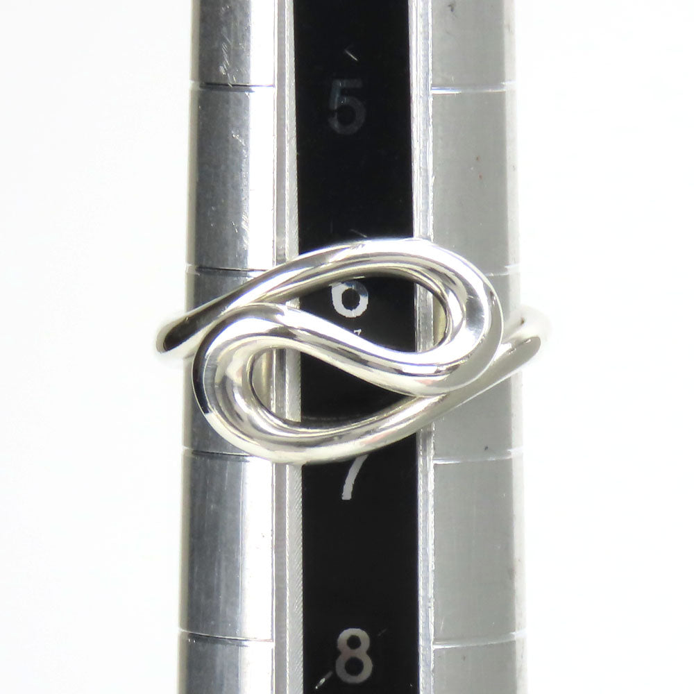 TIFFANY&Co. Ring Silver925 Silver Open wave Women Used Authentic