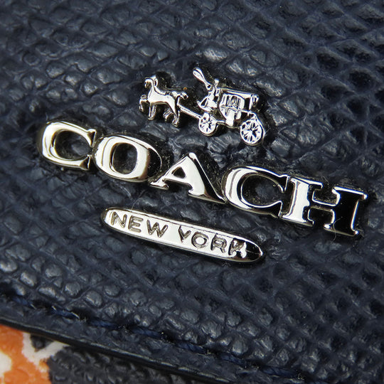 COACH Handbag F37491 Leather, PVC black Women Used Authentic