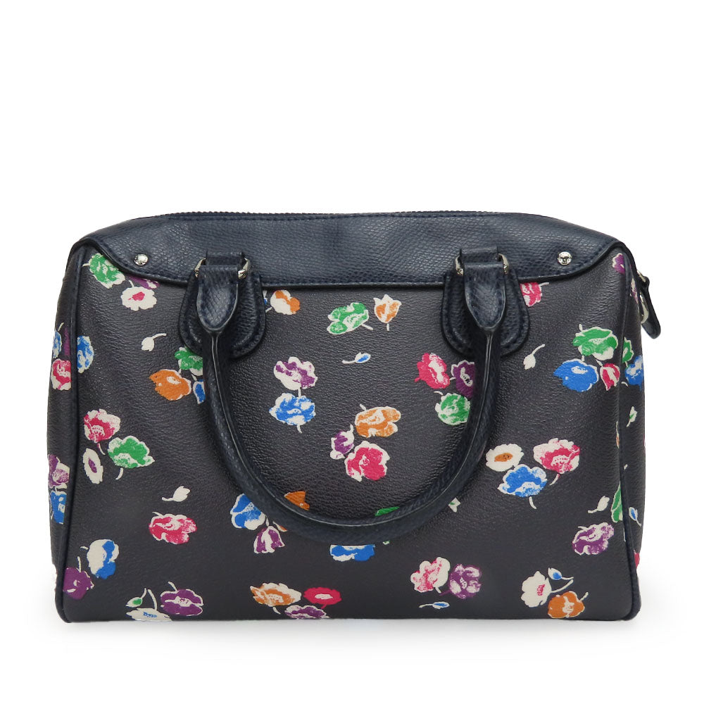 COACH Handbag F37491 Leather, PVC black Women Used Authentic