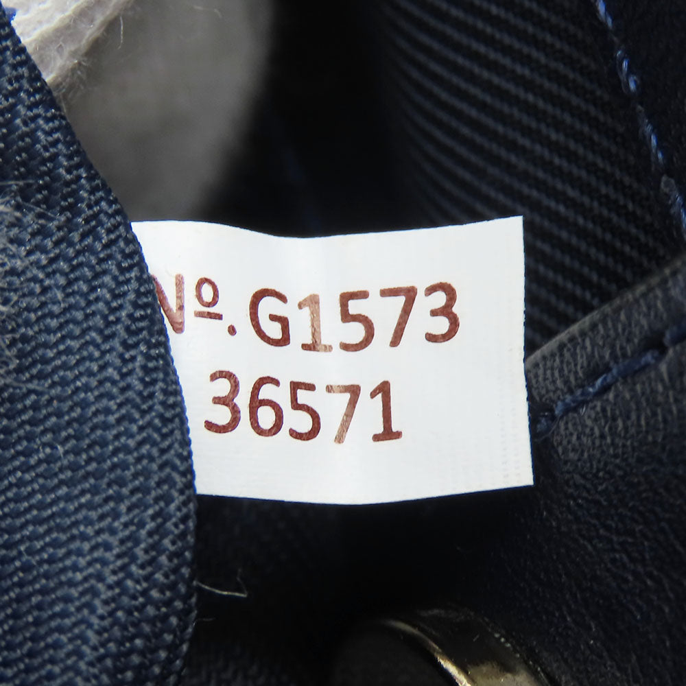 COACH Tote Bag 36571 leather Navy Crosby Carryall Women Used Authentic