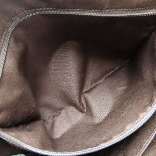 COACH Shoulder Bag F55363 Canvas, Leather Brown Women Used Authentic