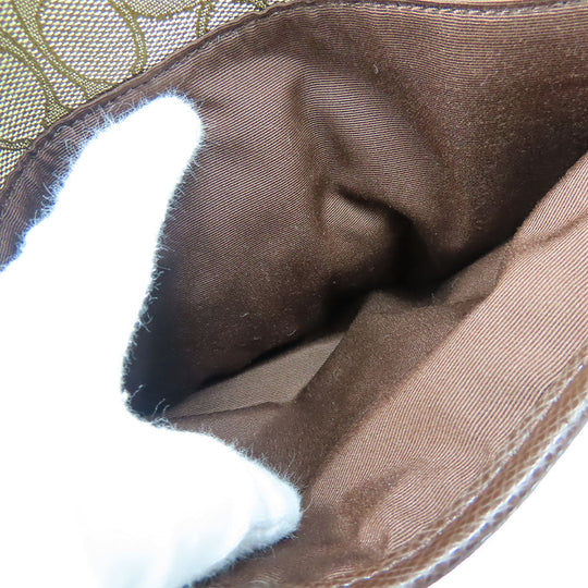 COACH Shoulder Bag F55363 Canvas, Leather Brown Women Used Authentic