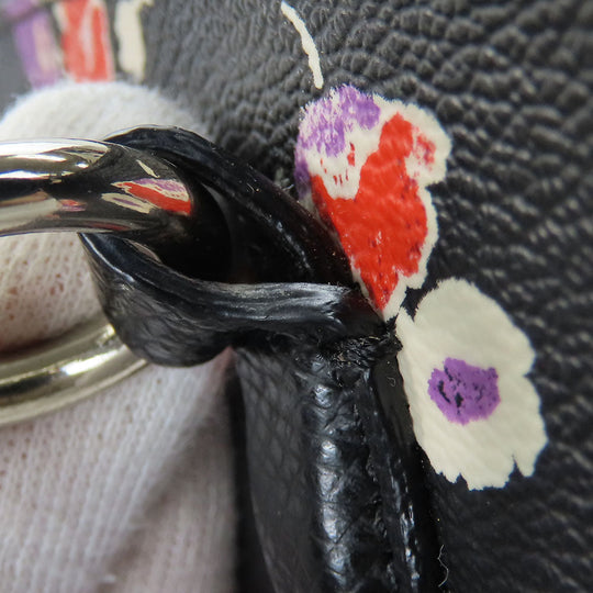 COACH Handbag F37421 leather black Women Used Authentic