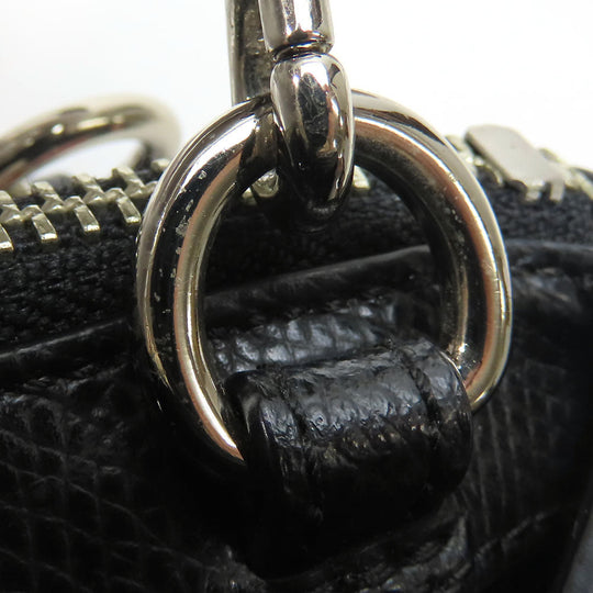 COACH Handbag F37421 leather black Women Used Authentic