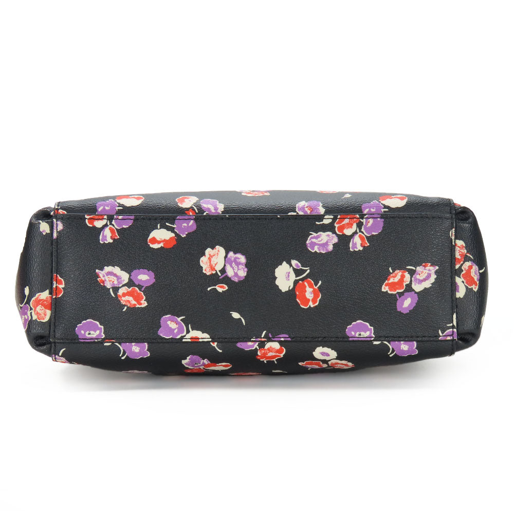 COACH Handbag F37421 leather black Women Used Authentic