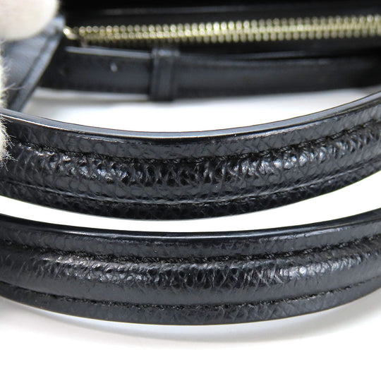 COACH Handbag F37421 leather black Women Used Authentic