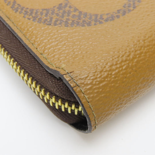 LOUIS VUITTON Long Wallet Purse M69353 Monogram reverse Brown Zippy wallet unisex(Unisex) Used Authentic