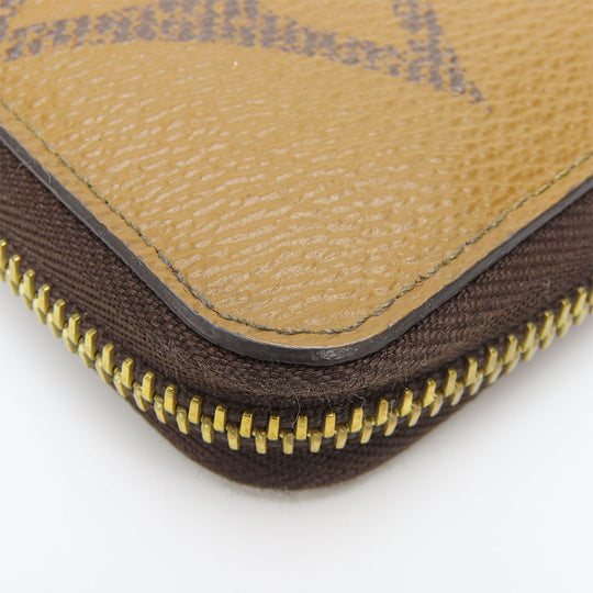 LOUIS VUITTON Long Wallet Purse M69353 Monogram reverse Brown Zippy wallet unisex(Unisex) Used Authentic