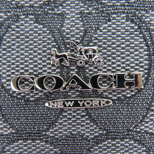 COACH Tote Bag F55364 Canvas, Leather black Women Used Authentic