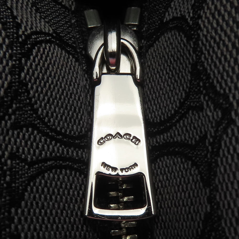 COACH Tote Bag F55364 Canvas, Leather black Women Used Authentic