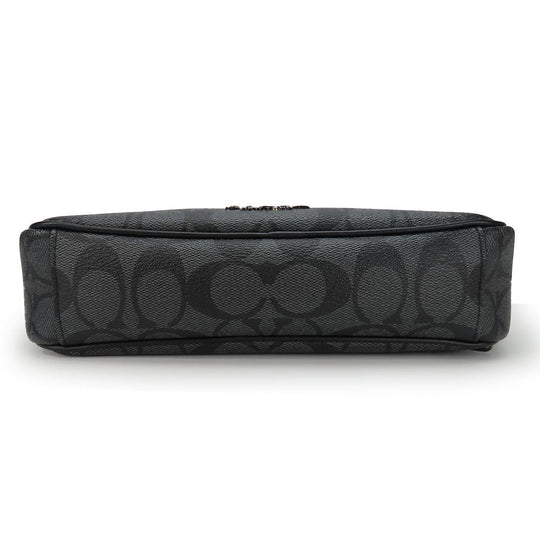 COACH Shoulder Bag F50715 leather black unisex(Unisex) Used Authentic