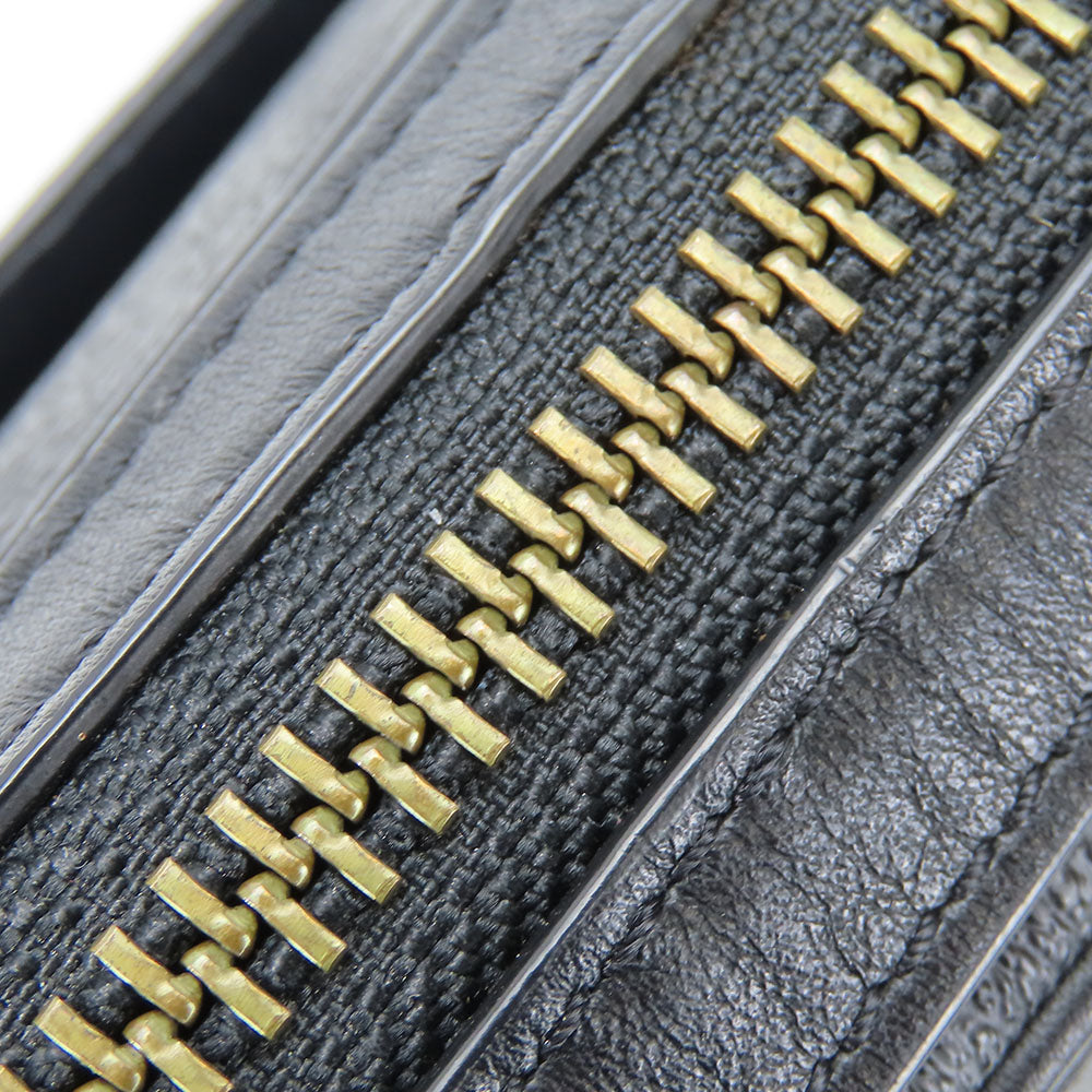 COACH Shoulder Bag F50715 leather black unisex(Unisex) Used Authentic